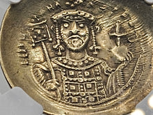 Load image into Gallery viewer, BYZANTINE EMPIRE MICHAEL VII, AD 1071-1078 NGC AU ~ ANCIENT GOLD COIN BUY NOW

