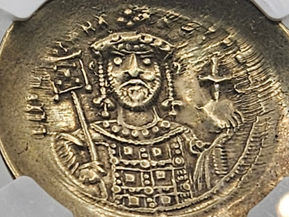 BYZANTINE EMPIRE MICHAEL VII, AD 1071-1078 NGC AU ~ ANCIENT GOLD COIN BUY NOW
