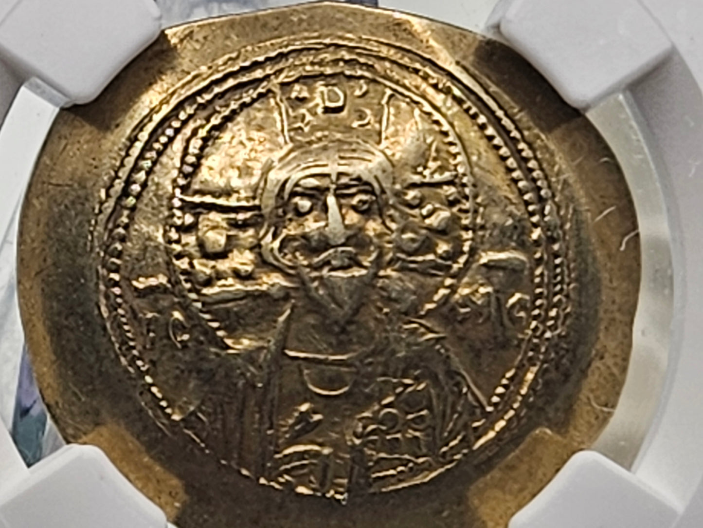 BYZANTINE EMPIRE MICHAEL VII, AD 1071-1078 NGC AU ~ ANCIENT GOLD COIN BUY NOW