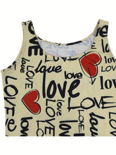 Load image into Gallery viewer, Knee High Bodycon Scoop Neck Sleeveless Dress - Sexy Alphabets Print, Mid Elasticity, Machine Washable, All-Season, Sheath Silhouette, Polyester Material - Womens Clothing, Adult, No Belt, No Chest Pad
