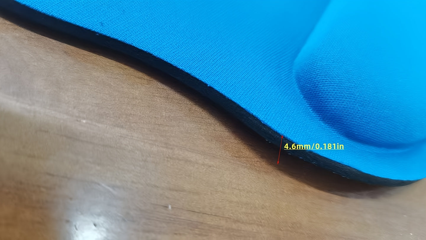 [One Ergonomic Wrist Support Cushion] Ergonomic EVA Wrist Support Cushion, Non-Slip Memory Foam Mouse Pad, Comfortable Skin-Friendly Desk Rest for Office Computer Use