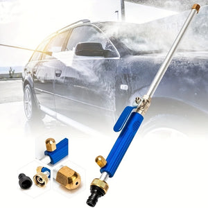 Nozzle Wand High-Pressure Gun] High-Pressure Power Washer Spray Gun with Nozzle Wand - Fit, Metal Garden Hose Attachment for Lawn Care & Gardening, Laundry Machine, Soft Hose