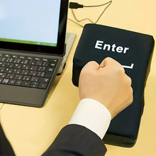 Load image into Gallery viewer, Big Enter Key, Super Large Enter Key Computer USB Enter Key Adult Venting Pillow Nap Pillow Decompression
