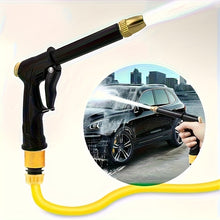 Load image into Gallery viewer, [High-Pressure Water Gun] High-Pressure Quick Connect Adapters Car Washing Water Gun | Universal 3/4 &amp; 1/2 Inch Multi-Purpose Garden Hose Nozzle with Foam Tank - Compact &amp; Adjustable for Cars, Gardens, Pets &amp; Outdoor Cleaning
