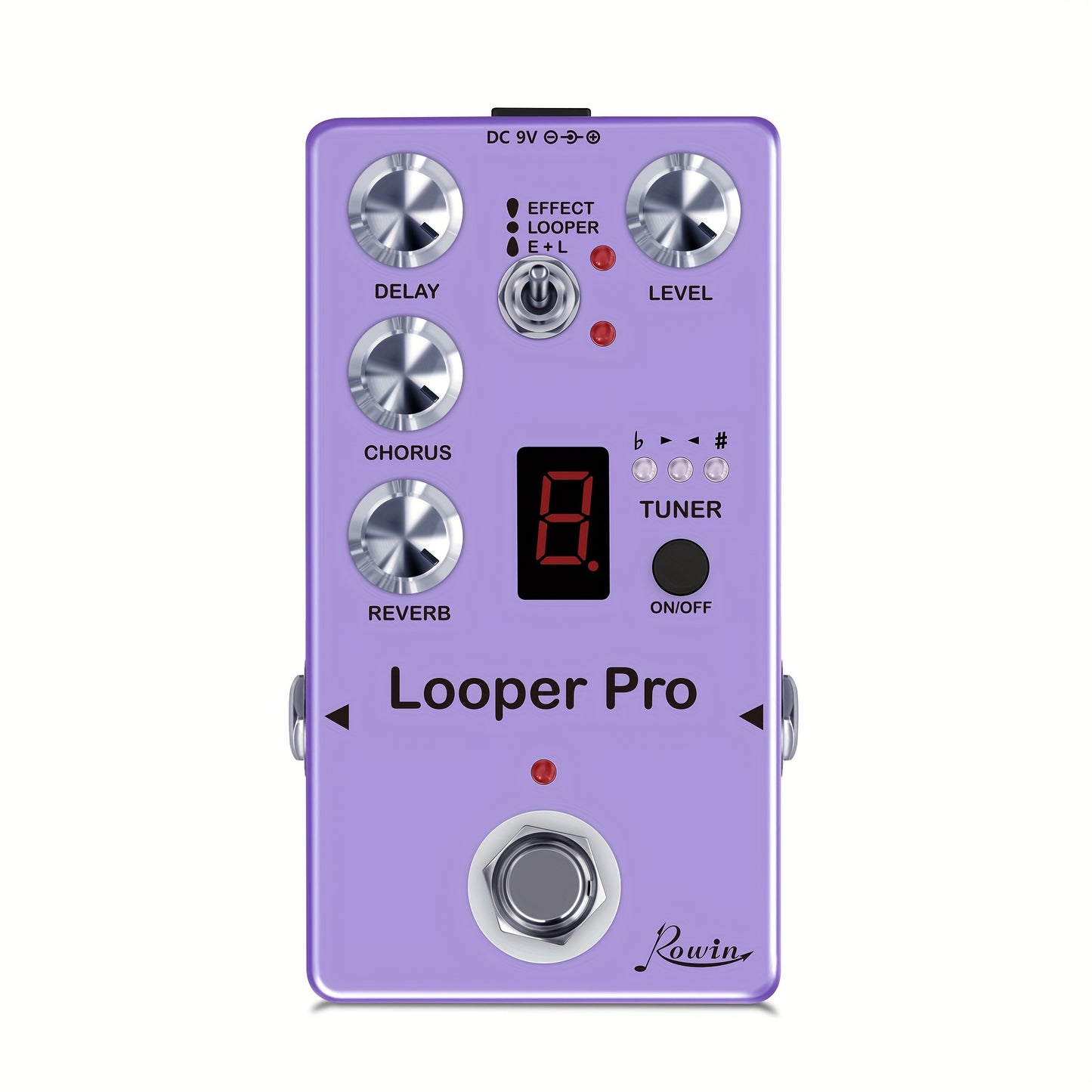 40s Electric Guitar Effects Pedal with Seamless Looping, Unlimited Layering & Premium Chorus, Delay, Coordinator Effects for Unmatched Soundscapes