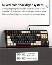 Load image into Gallery viewer, MageGee 75% Mechanical Gaming Keyboard With Blue Switch, LED Backlit Keyboard, 87 Keys Compact TKL Wired Computer Keyboard For Windows Laptop PC Gamer Gift For Birthday/Easter/Boy/Girlfriend
