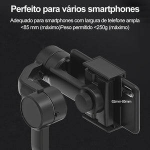 QAML F8 Handheld 3-Axis Gimbal Phone Holder Anti Shake Video Record Stabilizer for Xiaomi iPhone Cellphone Smartphone