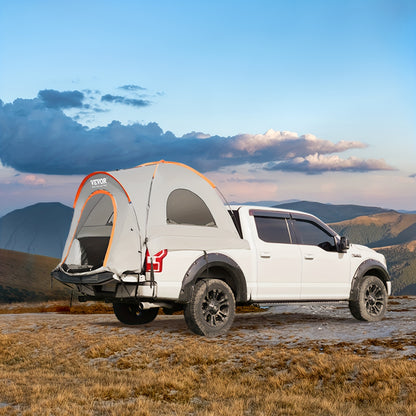 VEVOR Truck Bed Tent, Pickup Truck Tent With Rain Layer And Carry Bag, Waterproof Double Layer Truck Tent For Camping, Accommodate, For Camping Traveling Outdoor Activities