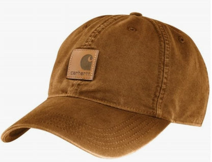 Carhartt Men's Odessa Ball Cap Brown Canvas Hat