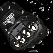 Load image into Gallery viewer, A Pair Of Durable Touch -screen Motorcycles And Electric Bicycle Gloves, With Stainless Steel Protection -not Water Washing Polyester Fiber, Outdoor Leisure
