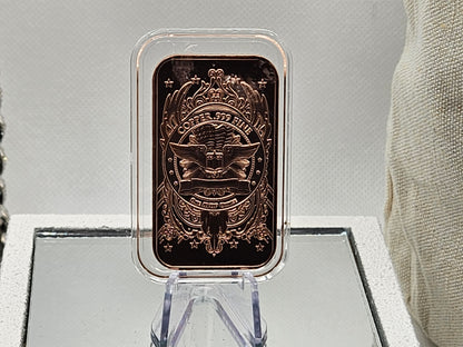 1 oz. .999 Fine Copper Bar