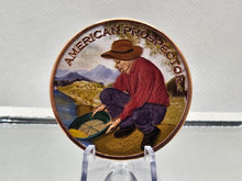 Load image into Gallery viewer, Reverse Proof Colorized Prospector 999 1oz Copper Round. American Flag Enameled
