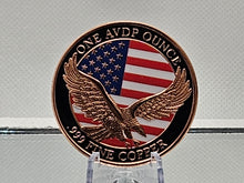 Load image into Gallery viewer, Reverse Proof Colorized Prospector 999 1oz Copper Round. American Flag Enameled
