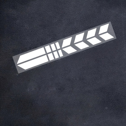 High-Visibility Reflective Stickers for Motorcycles, Helmets & Cars - Waterproof & Sun-Resistant PVC Labels