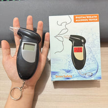 Load image into Gallery viewer, Portable Digital Breathalyzer - Accurate Blood Alcohol Content Test, Battery-Free Operation, Ideal for Car Accessories
