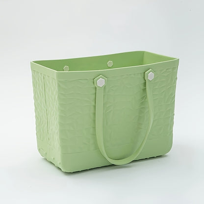 EVA Beach Tote Bag, Large Capacity Tote Bag For Beach, Pool Boat, Groceries, Sports