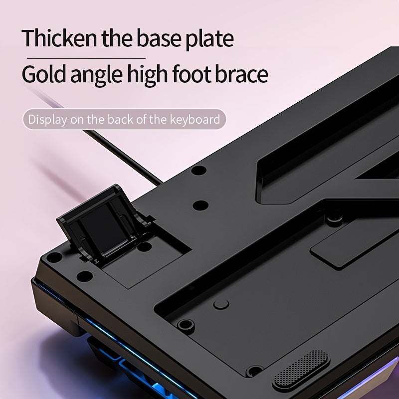 Universal Gaming Keyboard USB Wired Keyboard, Luminous Keyboard For Computer Laptop Notebook Easter Gift