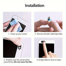 Load image into Gallery viewer, 1/5pcs Premium Webcam Cover Slider Kit - Private Camera Protector for iPhone, PC, Laptop - Reusable, Easy-Install, Durable Plastic Sticker with Slider Design for Enhanced Security and Peace of Mind
