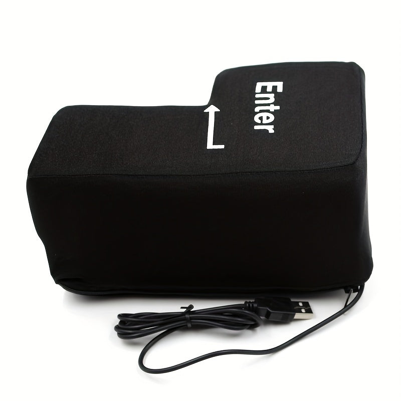 Big Enter Key, Super Large Enter Key Computer USB Enter Key Adult Venting Pillow Nap Pillow Decompression