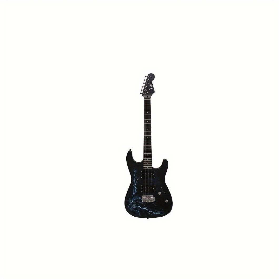 IRIN Maple Electric Guitar, WithLightning Graphics, Good Sound Effects, And Good Sound Quality, Scope Light, Suitable For Beginners