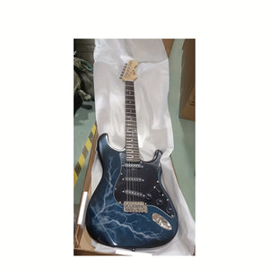 IRIN Maple Electric Guitar, WithLightning Graphics, Good Sound Effects, And Good Sound Quality, Scope Light, Suitable For Beginners