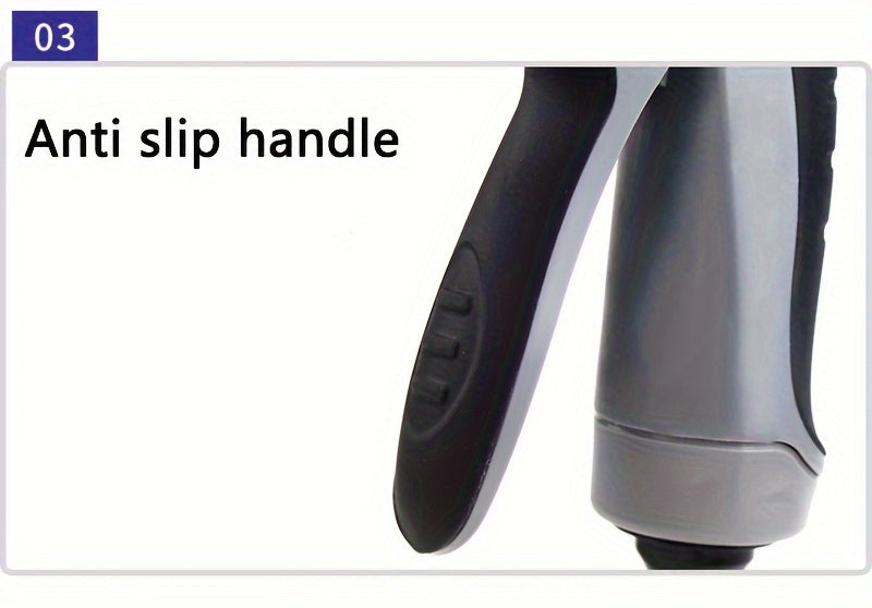 [High-Pressure Water Gun] High-Pressure Quick Connect Adapters Car Washing Water Gun | Universal 3/4 & 1/2 Inch Multi-Purpose Garden Hose Nozzle with Foam Tank - Compact & Adjustable for Cars, Gardens, Pets & Outdoor Cleaning