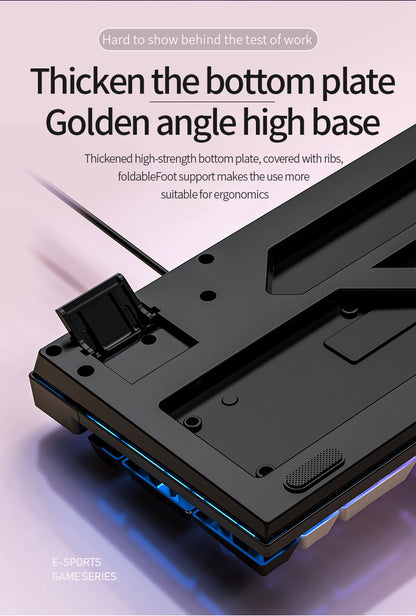 Universal Gaming Keyboard USB Wired Keyboard, Luminous Keyboard For Computer Laptop Notebook Easter Gift