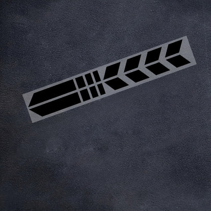 High-Visibility Reflective Stickers for Motorcycles, Helmets & Cars - Waterproof & Sun-Resistant PVC Labels