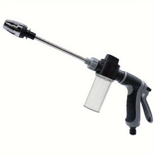 Load image into Gallery viewer, [High-Pressure Water Gun] High-Pressure Quick Connect Adapters Car Washing Water Gun | Universal 3/4 &amp; 1/2 Inch Multi-Purpose Garden Hose Nozzle with Foam Tank - Compact &amp; Adjustable for Cars, Gardens, Pets &amp; Outdoor Cleaning
