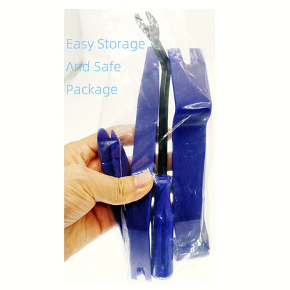 Universal Car Interior Removal Tool Kit, Pry Tool Kit For Removing Door Cleats And Audio Dashboard