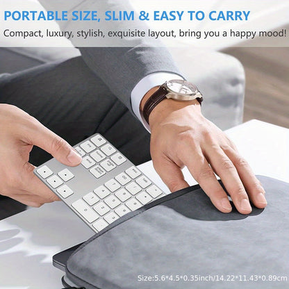 Rechargeable Wireless Digital Keyboard Suitable For Financial Accounting Stock Portable Wireless Office Computer Keyboard