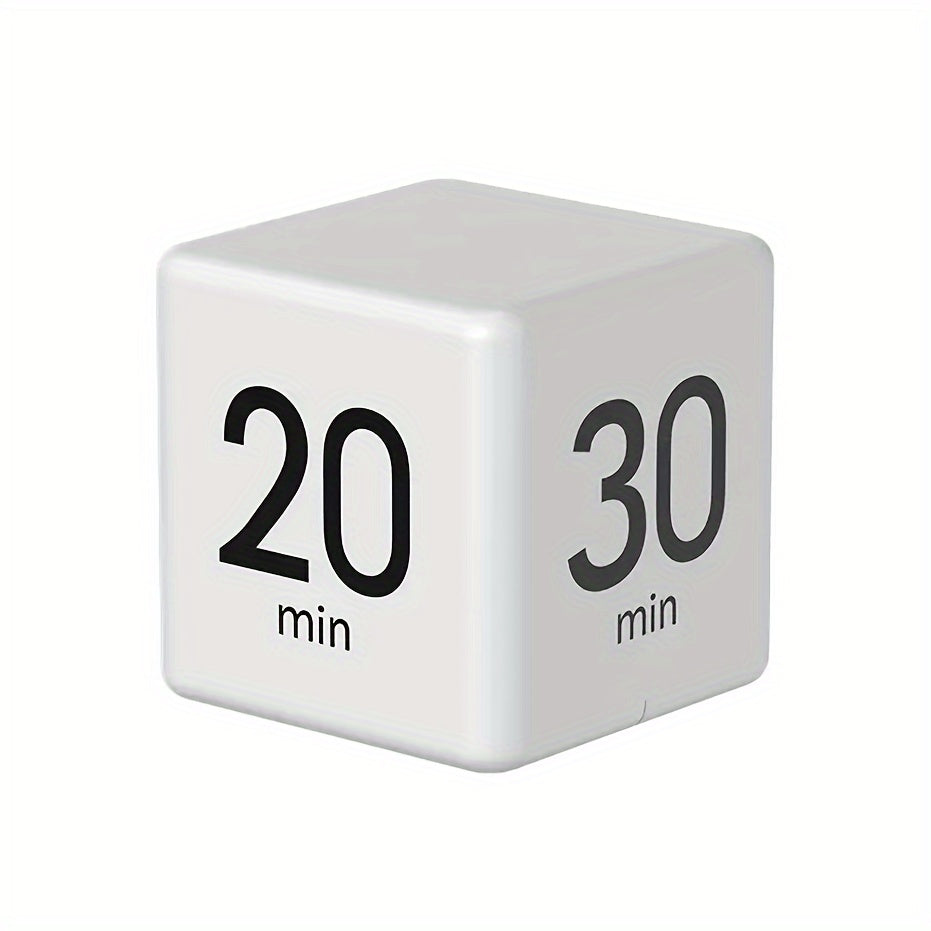 1pc, Lightweight LCD Cube Timer, Countdown Reminder Mini Kitchen Alarm Clock for Shower/Study/Cooking, Time Management, Sports, Practical Kitchen Timer