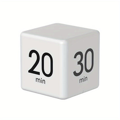 1pc, Lightweight LCD Cube Timer, Countdown Reminder Mini Kitchen Alarm Clock for Shower/Study/Cooking, Time Management, Sports, Practical Kitchen Timer