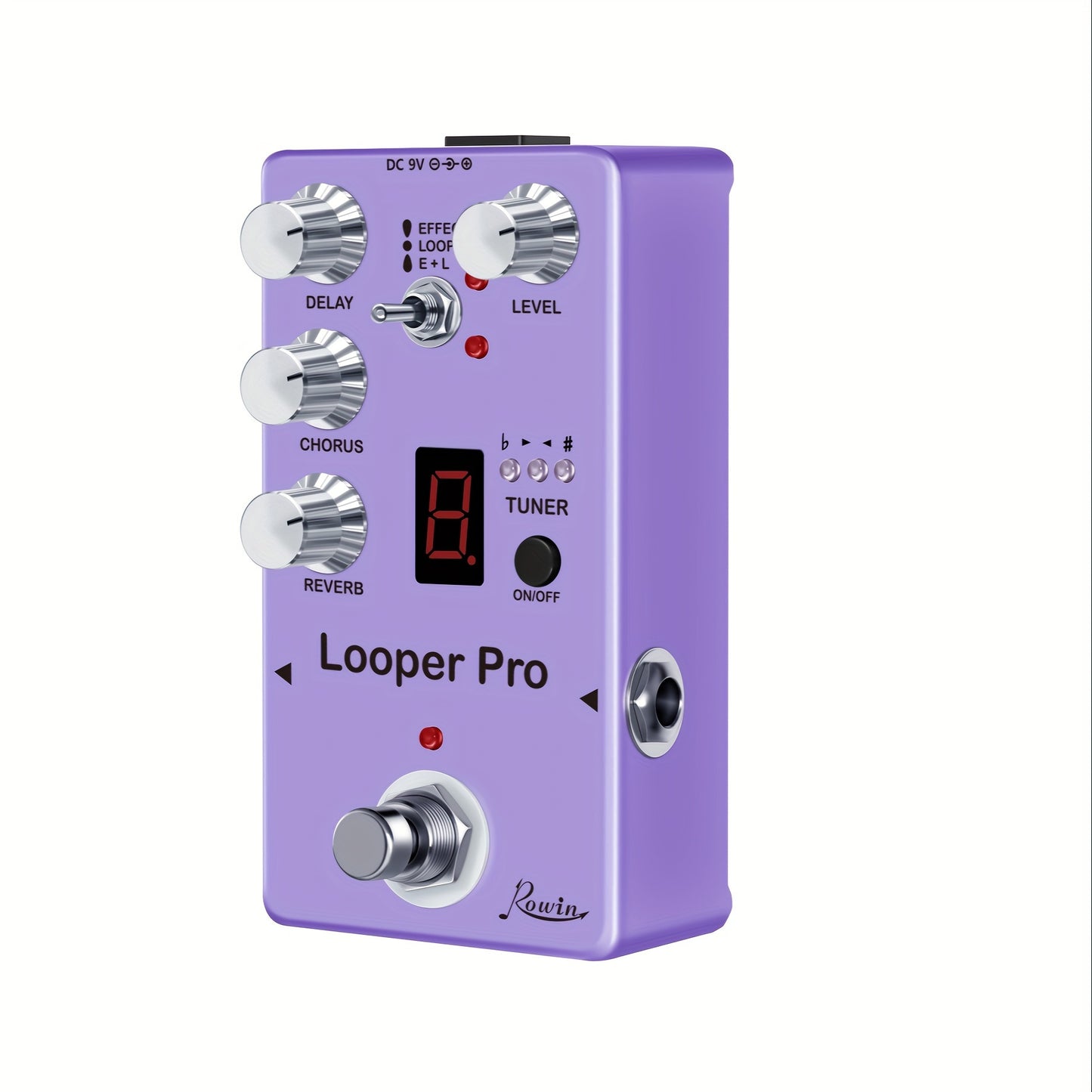 40s Electric Guitar Effects Pedal with Seamless Looping, Unlimited Layering & Premium Chorus, Delay, Coordinator Effects for Unmatched Soundscapes