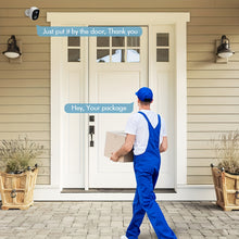 Load image into Gallery viewer, 2K 3MP Wireless Outdoor Security Camera with Spotlight, Siren Alarm, 2-Way Audio, Color Night Vision, AI &amp; PIR Motion Detection, and AI Detection for Home Security
