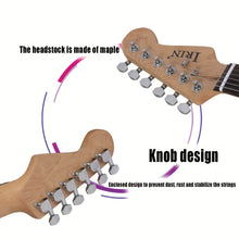 Load image into Gallery viewer, IRIN Maple Electric Guitar, WithLightning Graphics, Good Sound Effects, And Good Sound Quality, Scope Light, Suitable For Beginners
