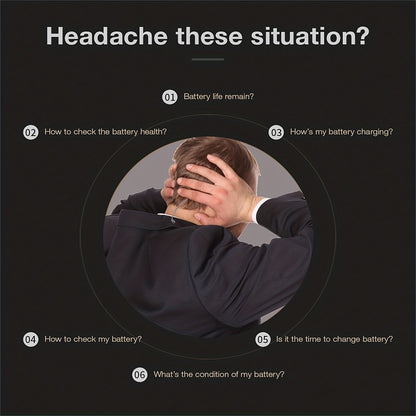 Mini 12V Car Battery Tester Digital Alternator Tester 6LED Lights Detect Display Car Tool Auto Battery Tester For Car Motorcycle