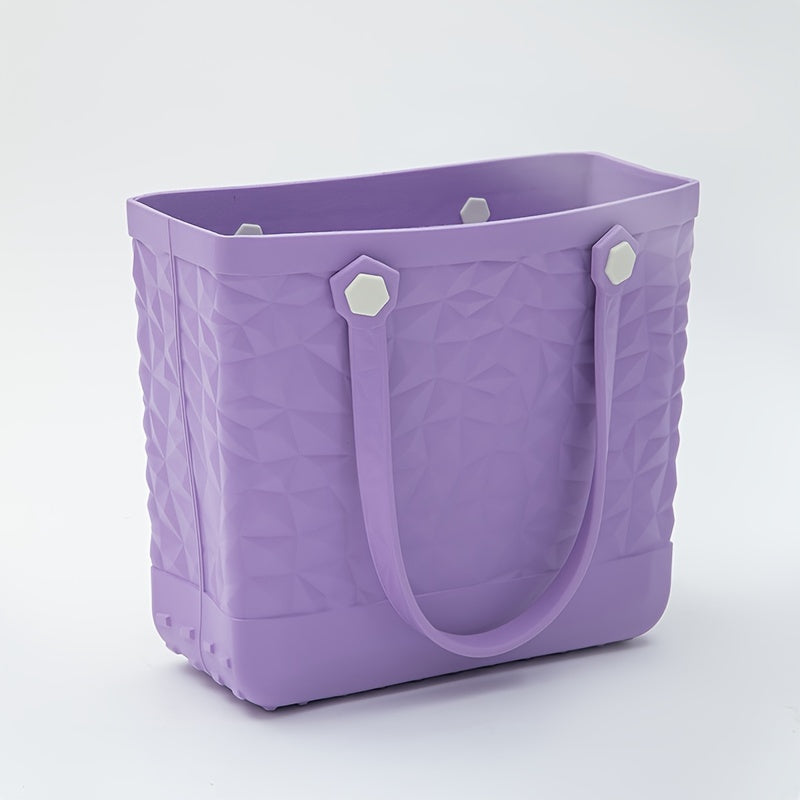 EVA Beach Tote Bag, Large Capacity Tote Bag For Beach, Pool Boat, Groceries, Sports