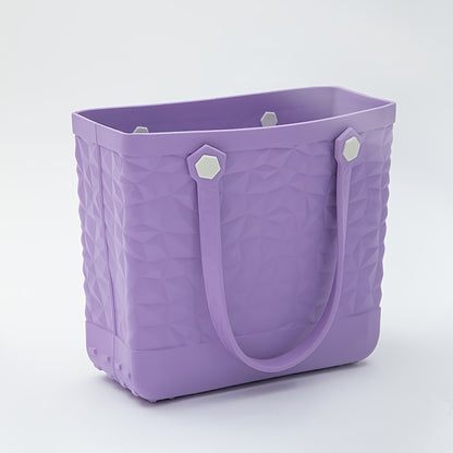 EVA Beach Tote Bag, Large Capacity Tote Bag For Beach, Pool Boat, Groceries, Sports