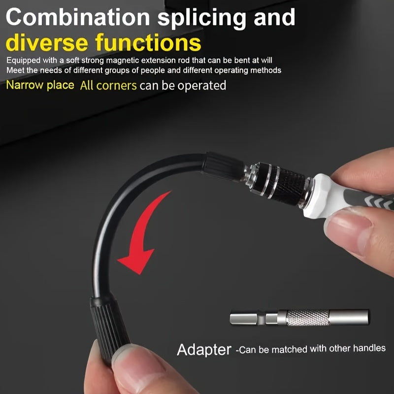 115 In 1 Computer Repair Kit Magnetic Precision Screwdriver Set Small Impact Screw Driver Set With Case For Smartphone, IPad, PC, Camera, Laptop, Glasses, Watch, Mini Pocket Tool Set