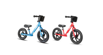 JOYSTAR 12/14 Inch Kids Balance Bike for 18months-5 Years, Lightweight Toddler Balance Bikes with Footrest and Handlebar, Red