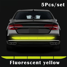 Load image into Gallery viewer, 5pcs/set Car Reflective Sticker Warning Rear Safety Cover Anti-Collision Protection Sticker Rear Collision Prevention Warning Sticker Car Accessories
