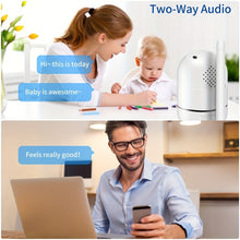 Load image into Gallery viewer, 1pc High-definition Camera, 2.4G Wireless Wifi Security Home Camera, Baby And Pet Monitor, 1080P Wireless Automatic Tracking Monitor, Motion Detection And Tracking, Night Vision, Two-way Voice, High Security
