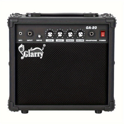 20W Electric Guitar Combo Amp - Compact, Portable, and Powerful GA-20 Amplifier for Beginners and Professionals - Ideal for Practice, Performance, and Recording