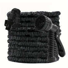 Load image into Gallery viewer, Durable Expandable Garden Hose With 7-Mode Nozzle For Dog Cleaning, Plant Watering, Car Wash, And Pet Shower
