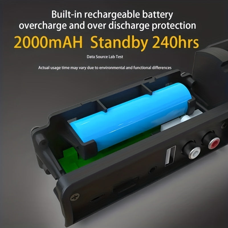 20W Home Theater Bar Speaker System with Built-in Subwoofer - Wireless & Wired, USB Charging, Remote Control, 5.0 Surround Sound, Ideal for TV, Computer, and Music Players, Home Entertainment | Modern Home Theater | Durable B