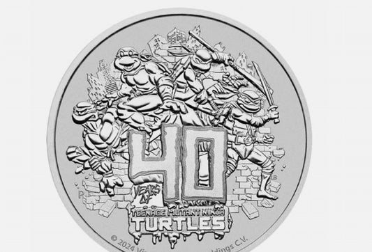 2024 1 oz Teenage Mutant Ninja Turtles 40th Anniversary Silver Coin (BU)