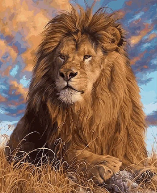 5D Diamond Painting Big Lion Artwork DIY Handmade Diamond Art Full Square Paintings Cross Stitch Work Ships from USA
