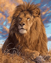 Load image into Gallery viewer, 5D Diamond Painting Big Lion Artwork DIY Handmade Diamond Art Full Square Paintings Cross Stitch Work Ships from USA
