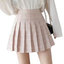 Load image into Gallery viewer, Hot Style Harajuku Fashion Women Japanese Style  Mini Pleated Skirts Casual Loose Plaid Skirt High-Rise Waist New Fashion
